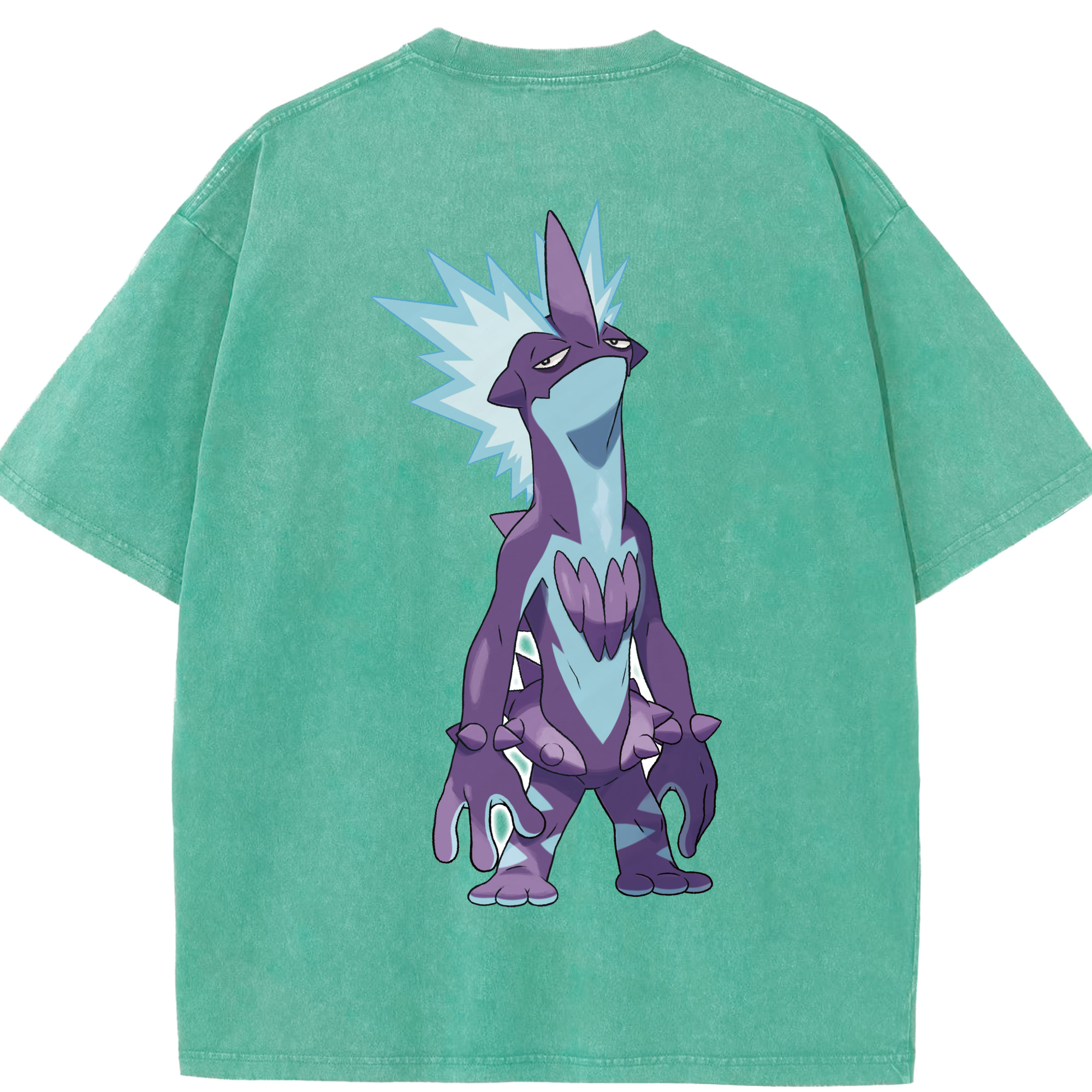 （画像用） ポケットモンスター Pokémon 綿100% ヴィンテージ風 半袖Tシャツ（背面プリント）